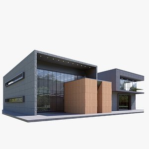 Villa gallery 3D model