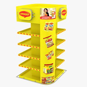 Maggi Display Rack 3D model
