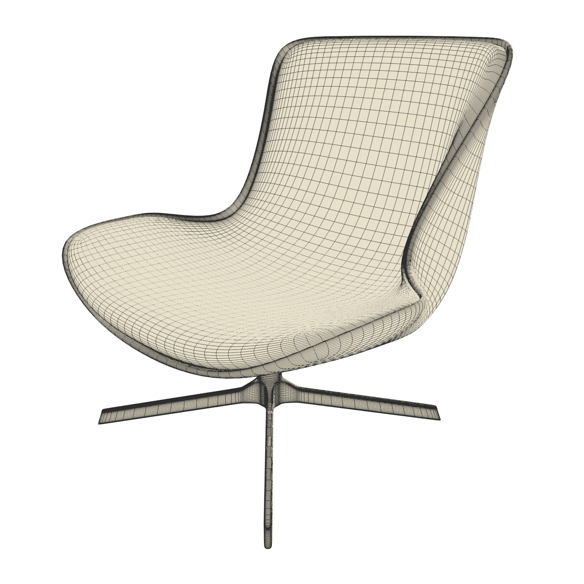 obj designer chair modern