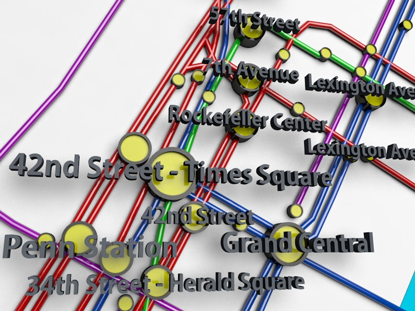 official subway 3d model