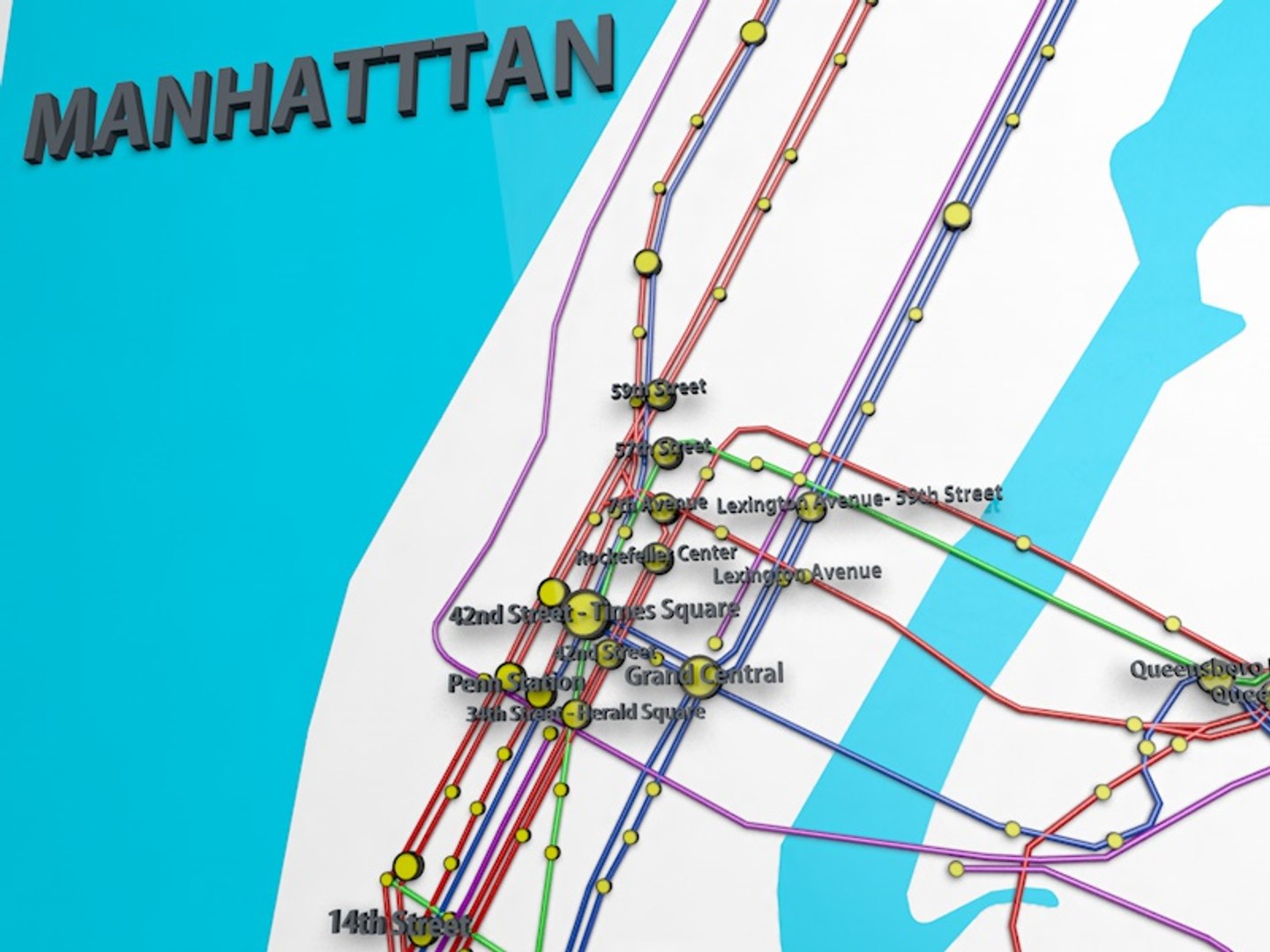 official subway 3d model