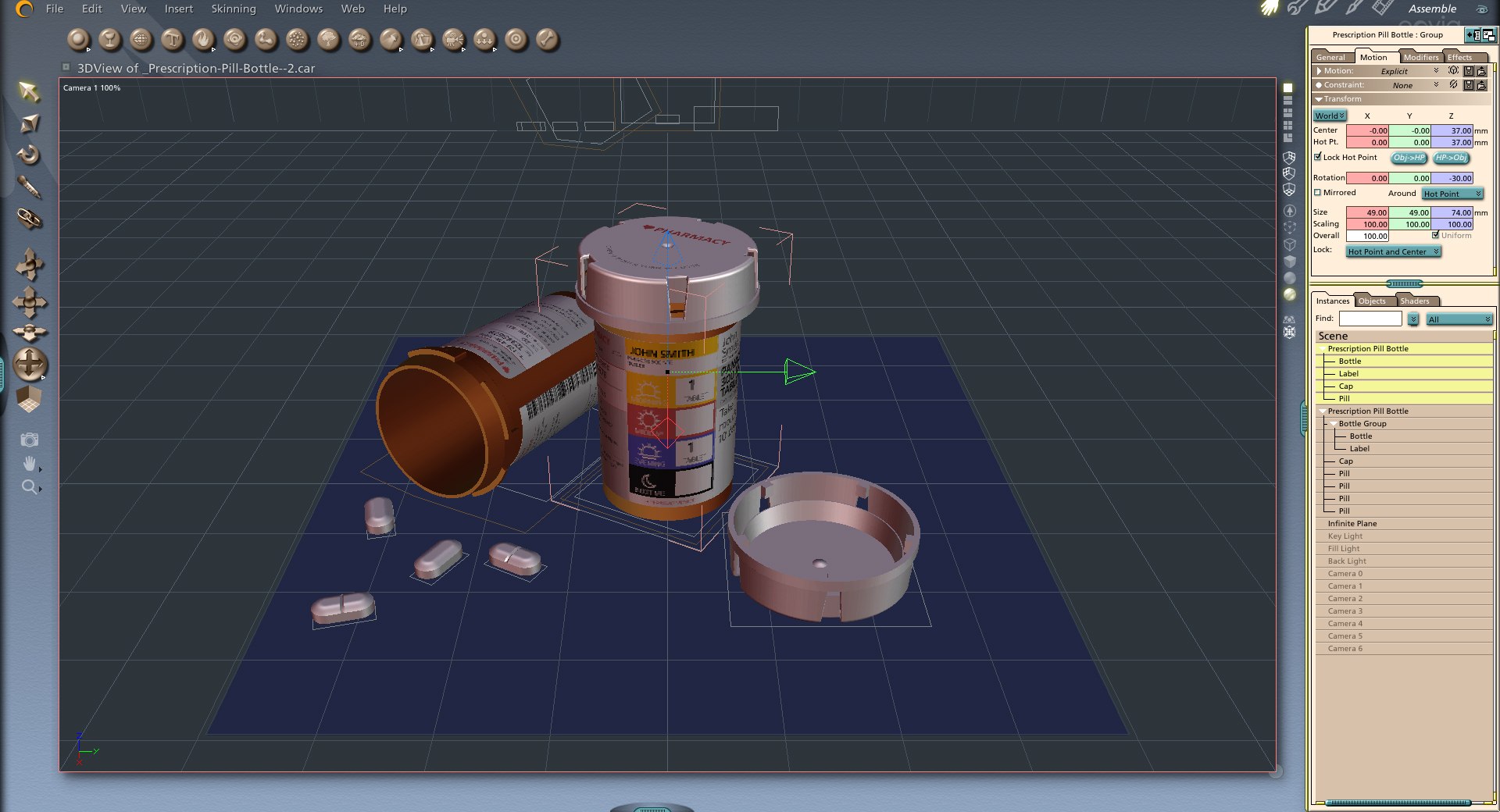 Prescription Pill Bottle Editable 3D - TurboSquid 1632988