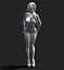3D Woman figure nude 3d printable