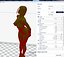 3D Woman figure nude 3d printable