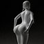 3D Woman figure nude 3d printable