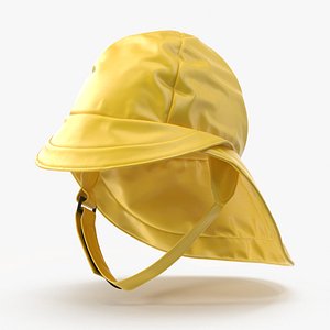 Rain Hat Worn