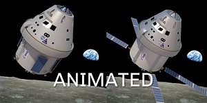 3D nasa s orion space craft