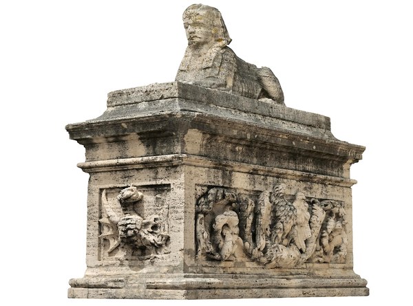 Rome Garden Sculpture model