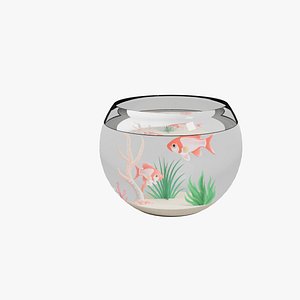 Stylized Aquarium Goldfish