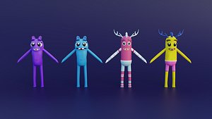 Creature Character 3D model