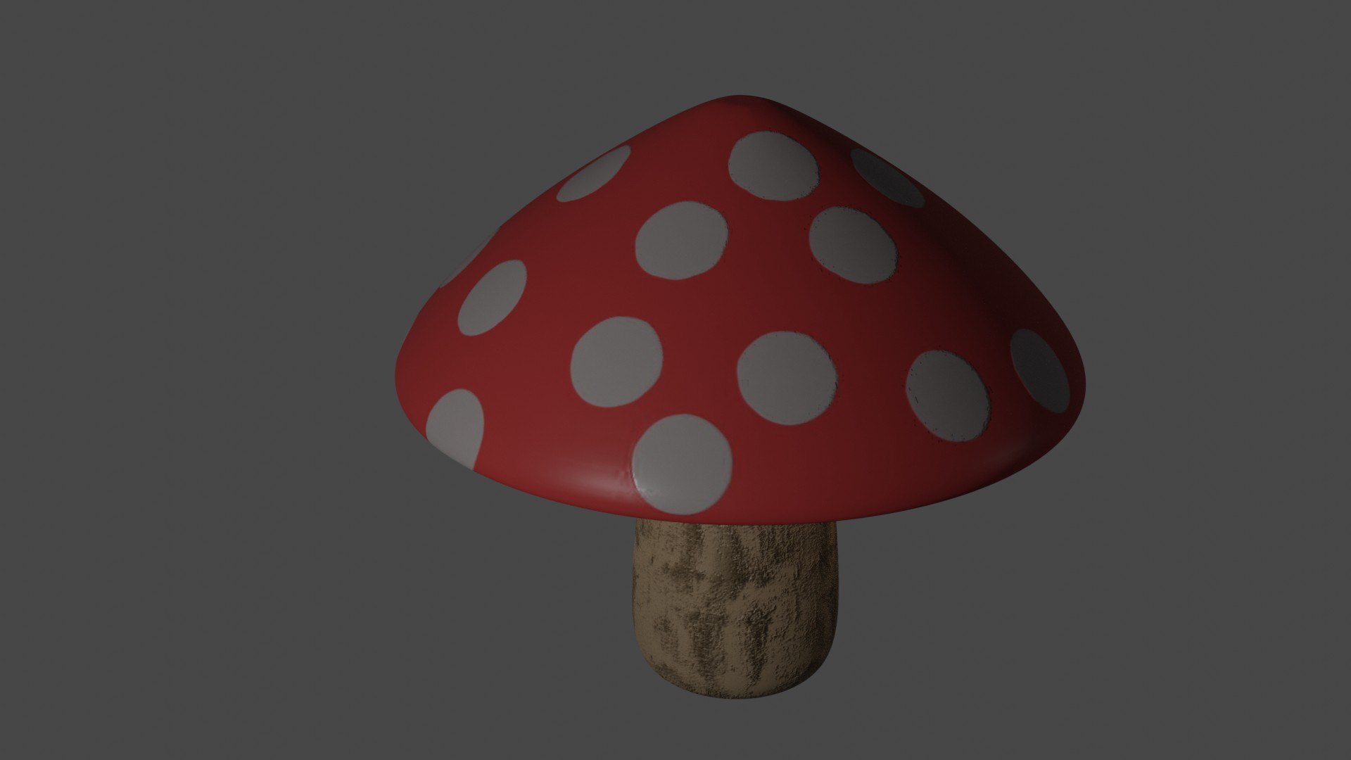 卡通蘑菇3d模型