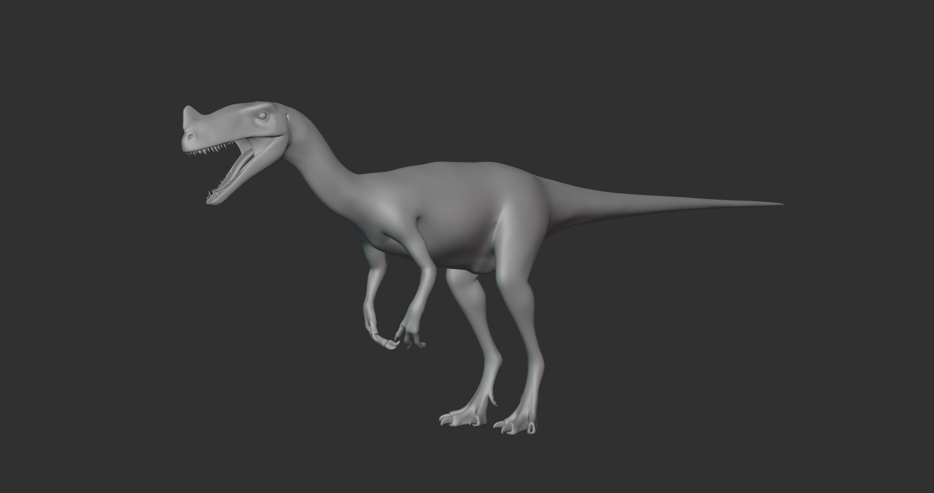 modelo 3d Ornitholestes Basemesh Low Poly - TurboSquid 1994707