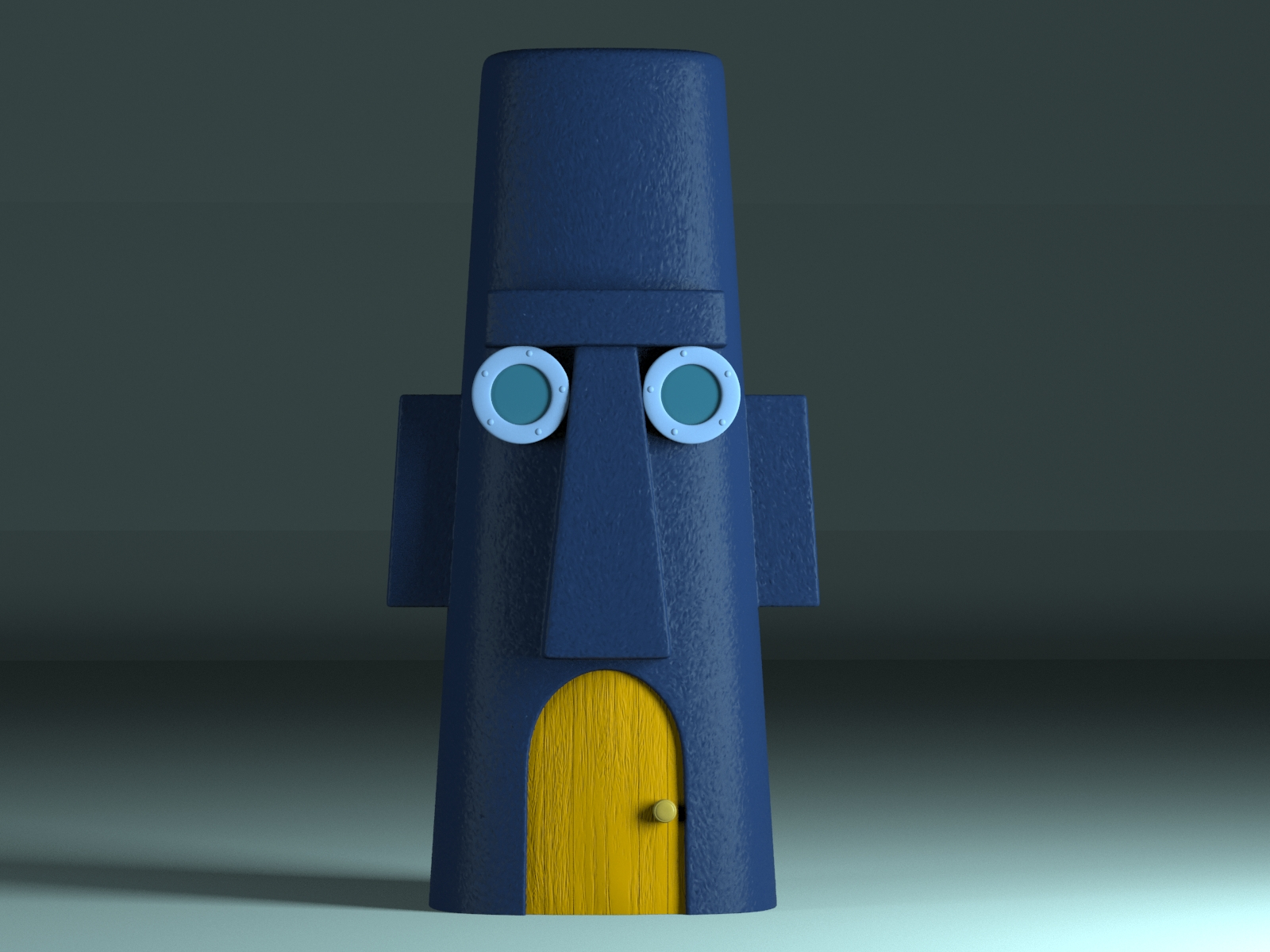 3D house squidward s - TurboSquid 1202922