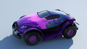 Low poly Monster truck