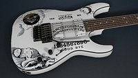 Kirk Hammett - EPS Ouija White Guitar