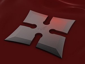 4 Point Shuriken Wide Edge
