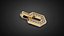 Gold pendant chains P31 3D print model 3D model