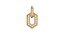 Gold pendant chains P31 3D print model 3D model