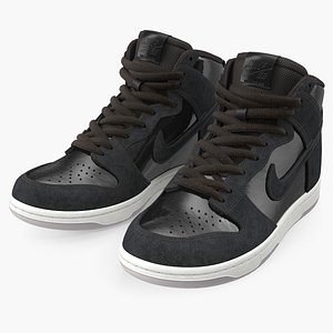 Skateboard Shoe Nike SB Dunk High Pro Black