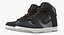 Skateboard Shoe Nike SB Dunk High Pro Black