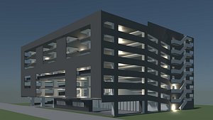 3D Parking building model