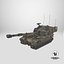 M109A6 Paladin Tank PBR 3D model