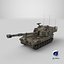 M109A6 Paladin Tank PBR 3D model