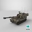 M109A6 Paladin Tank PBR 3D model