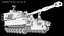 M109A6 Paladin Tank PBR 3D model