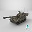 M109A6 Paladin Tank PBR 3D model