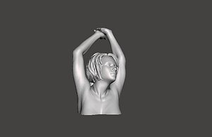 3D Printable Nude Female Body Pose 06