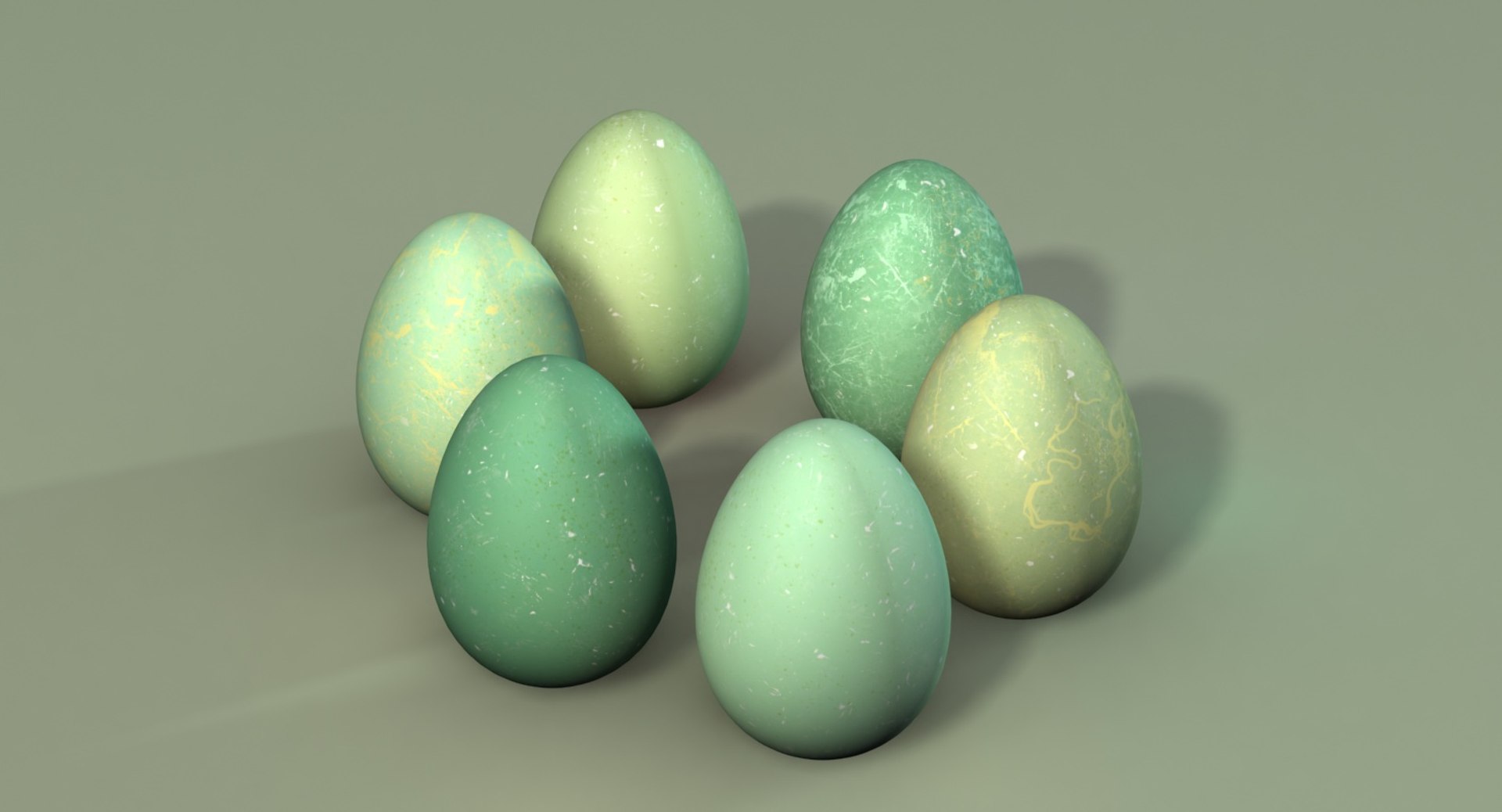 3D Easter Eggs Model - TurboSquid 1401231