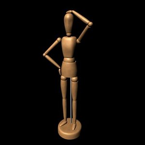 Art Figure Mannequin - 3D Model by faizal3DX