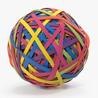 Colorful Rubber Band Ball
