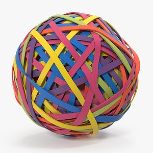 Colorful Rubber Band Ball