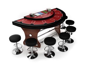 Blackjack Table Set