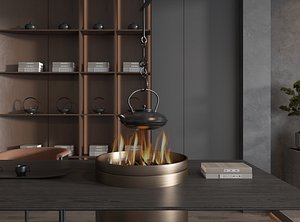 Chinese-style Tea Room Interior Design