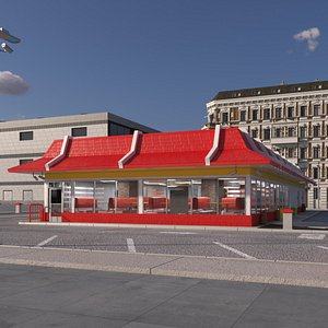 3D Fast Food Establishment