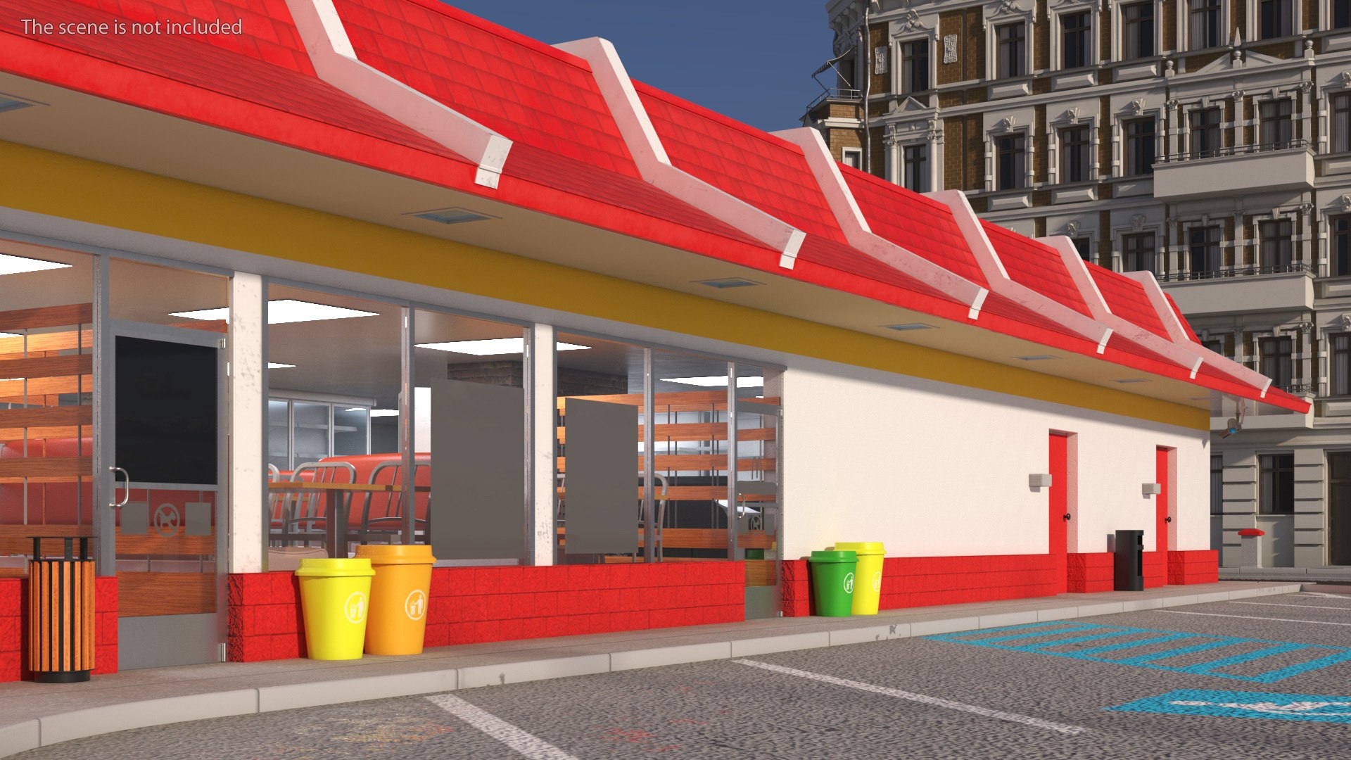 3D Fast Food Establishment - TurboSquid 2384720
