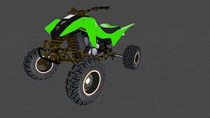 3D ATV Quad Bike 3D model LowPoly model
