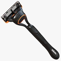Shaving Razor Gillette Fusion 5 8K PBR Textures