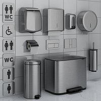 Bathroom accessories set 71 (Jofel, Brabantia, BXG, Katrin, Viega)