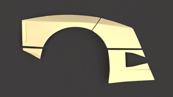3D F40 Liberty Walk Rear Fenders - TurboSquid 2047299