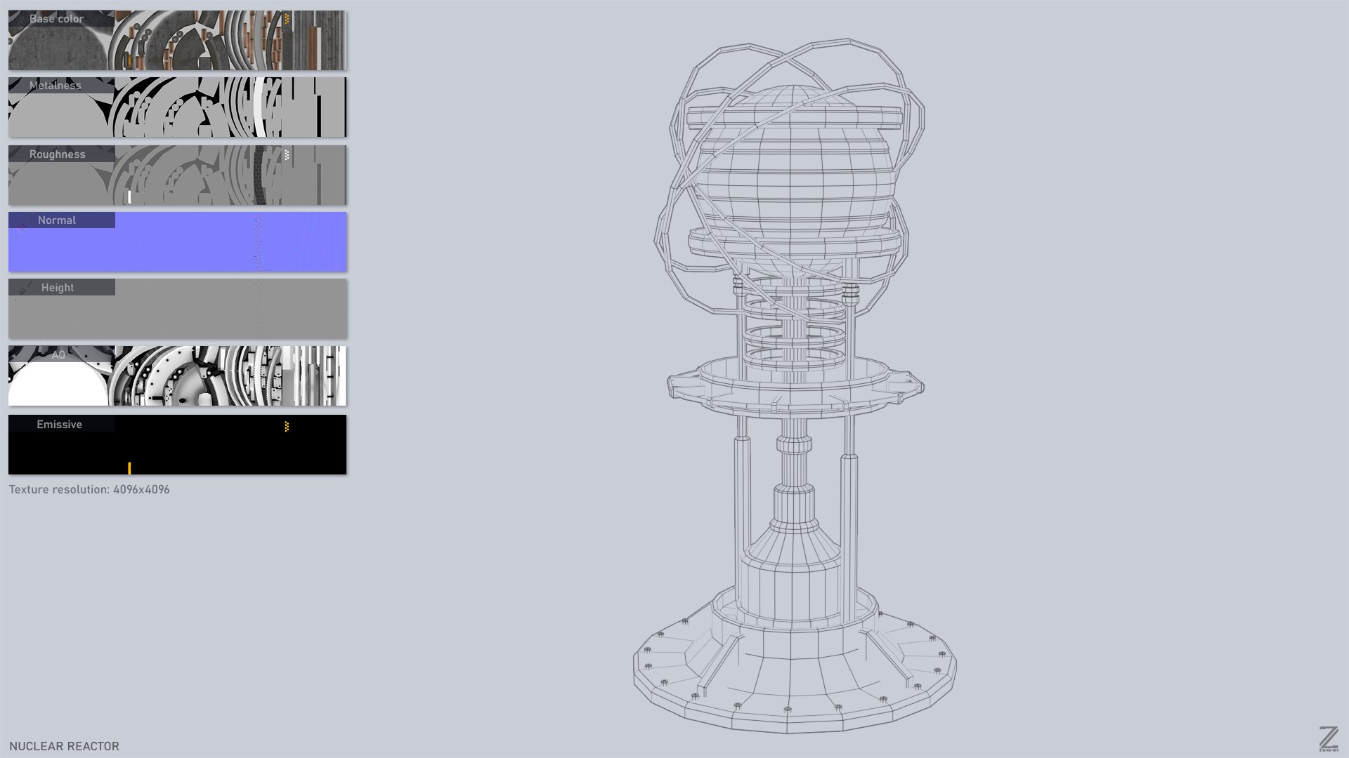 Nuclear Reactor 3D - TurboSquid 2201442