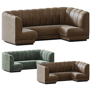 3D Restaurant Sofa 05