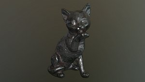 Cat statue