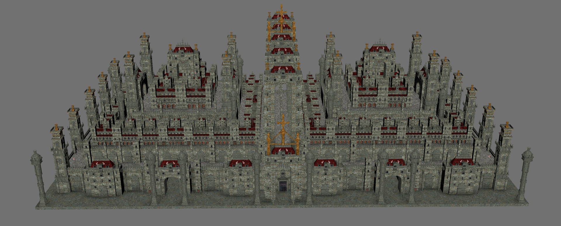 Ancient City Castle 3D Model - TurboSquid 2198393