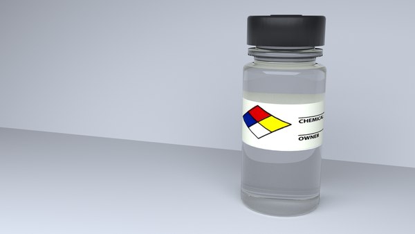 Free 3D Chemical Bottle - TurboSquid 1425694