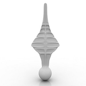 peak fence decoration 3d model