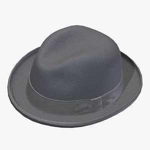 Homburg Hat Low Poly